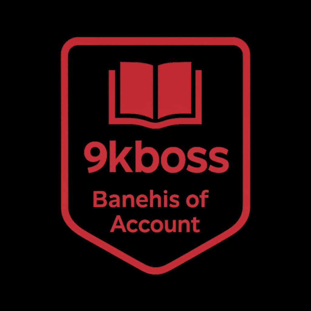 A professional icon depicting the advantages of a 9kboss account.