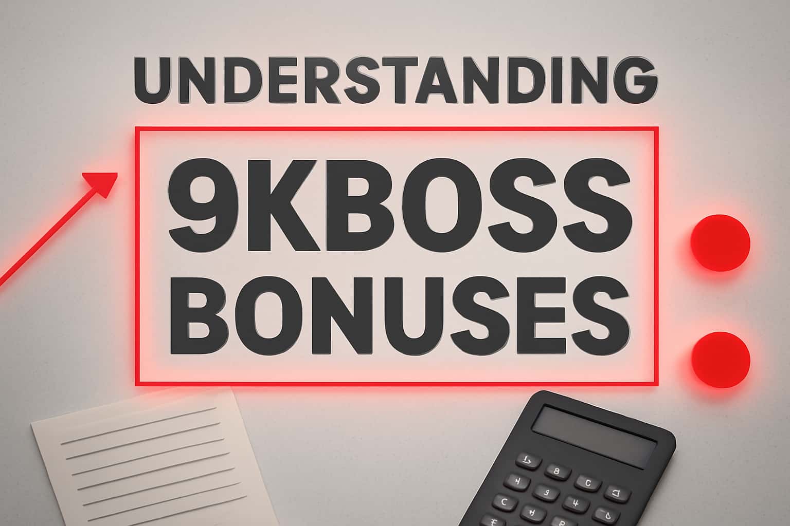 A futuristic scene illustrating the concept of 9kboss bonuses with the text '9kboss' clearly displayed.