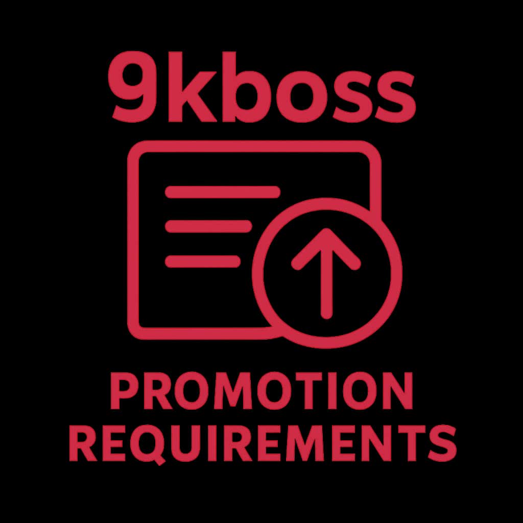 An icon representing 9kboss Promotion Requirements.