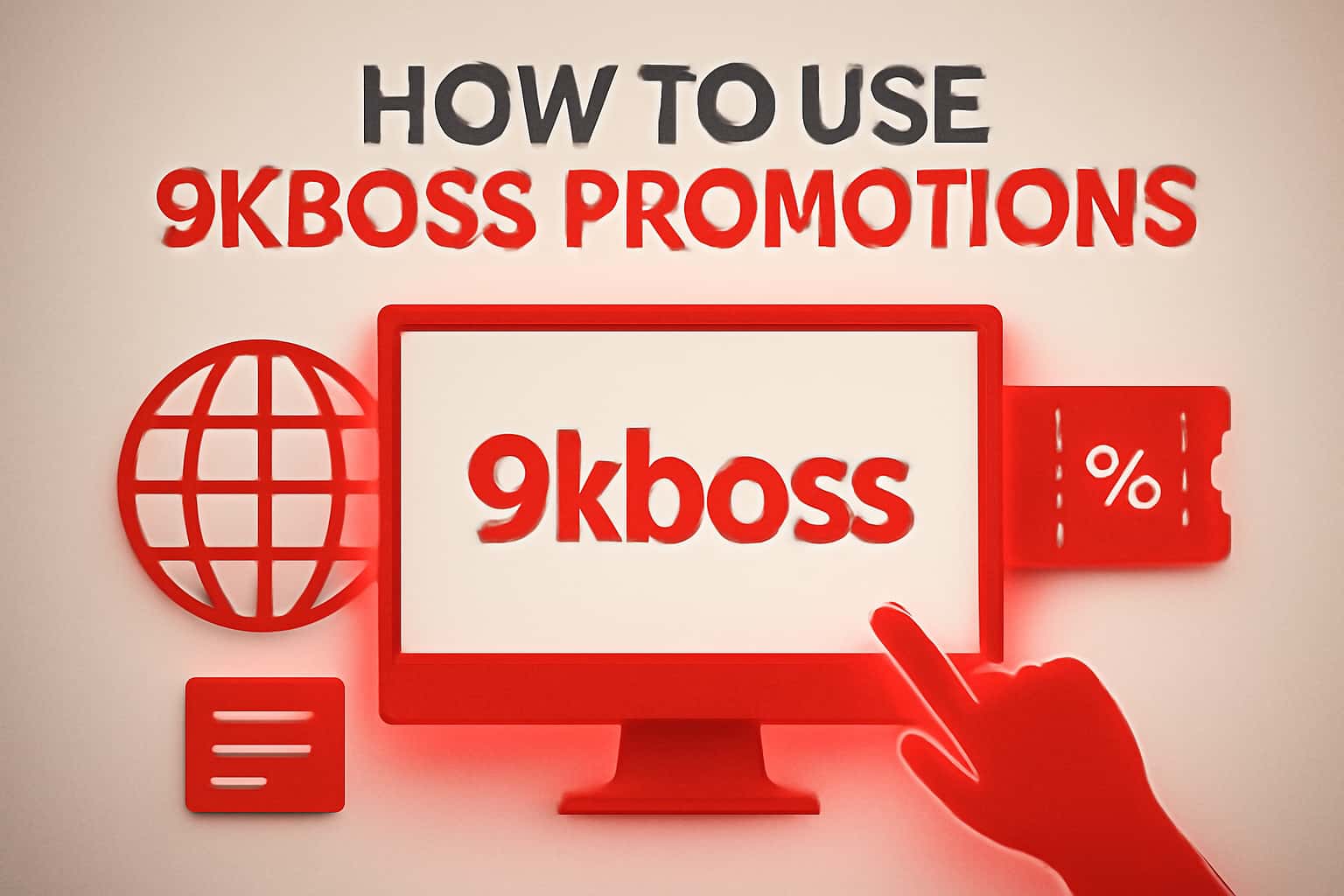 Visual representation of how to utilize 9kboss promotions effectively.