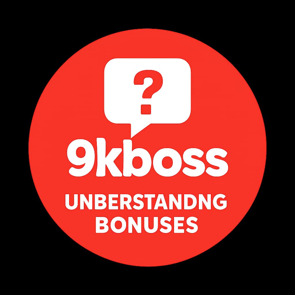 An icon representing 9kboss bonuses with the text '9kboss' prominently featured.
